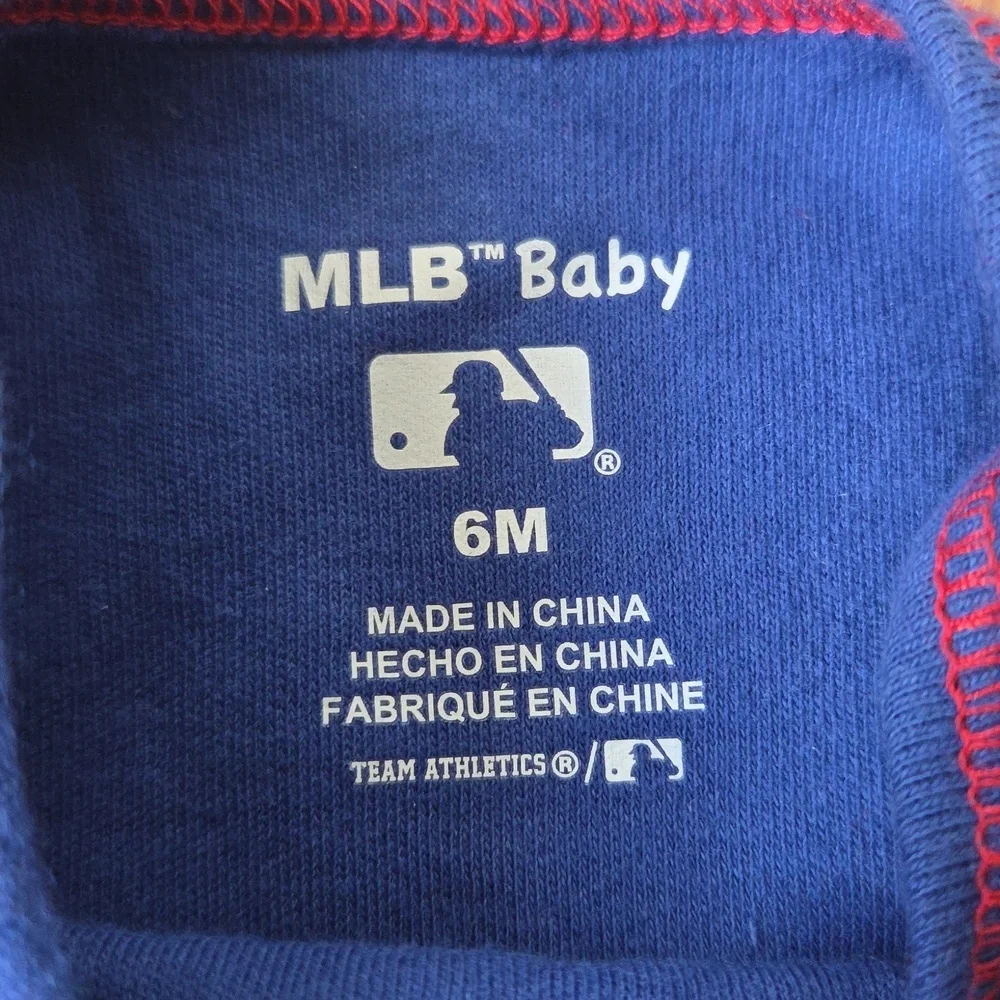 MLB Chicago Cubs NWT 6M Future Draft Pick Baseball Baby Fan 100% Cotton